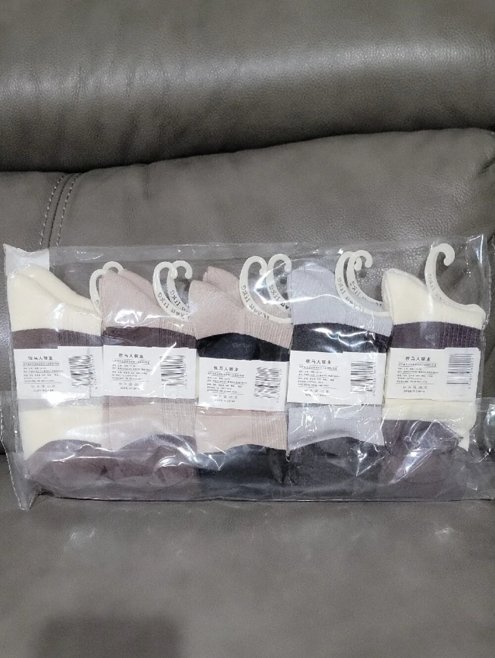 Women's Cashmere Crew Socks - 5 Pack